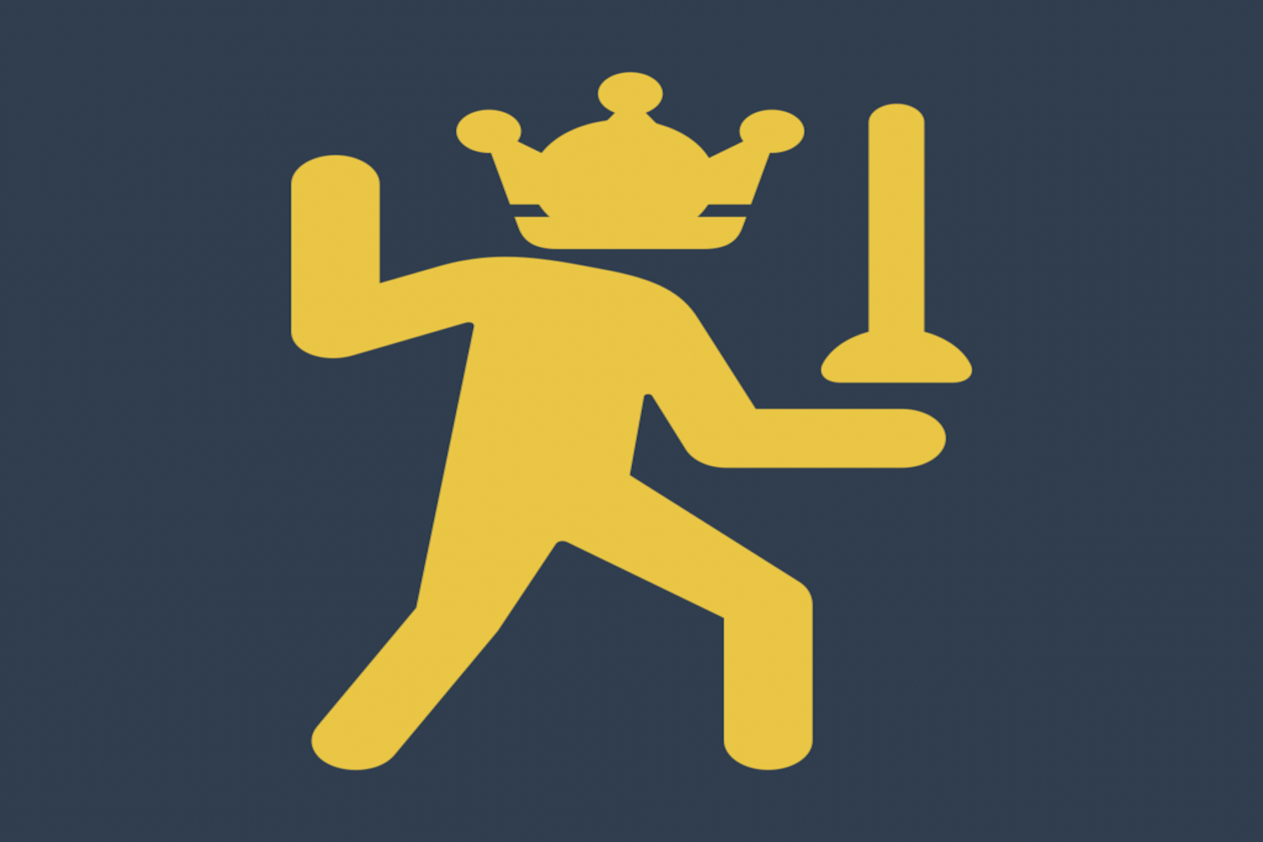 VocabDuel - Fencing Figure Logo